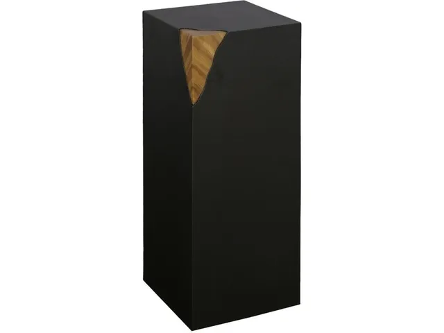 Cornered Pedestal, Natural, Iron