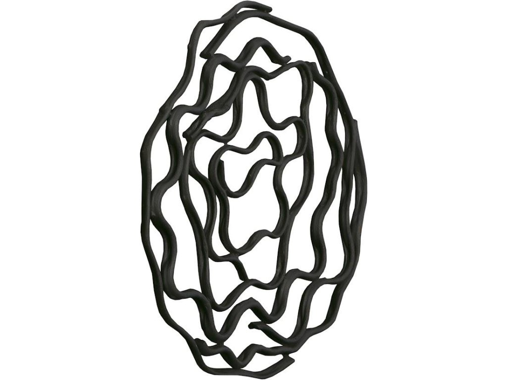 Vine Wall Flower, Black - image 1