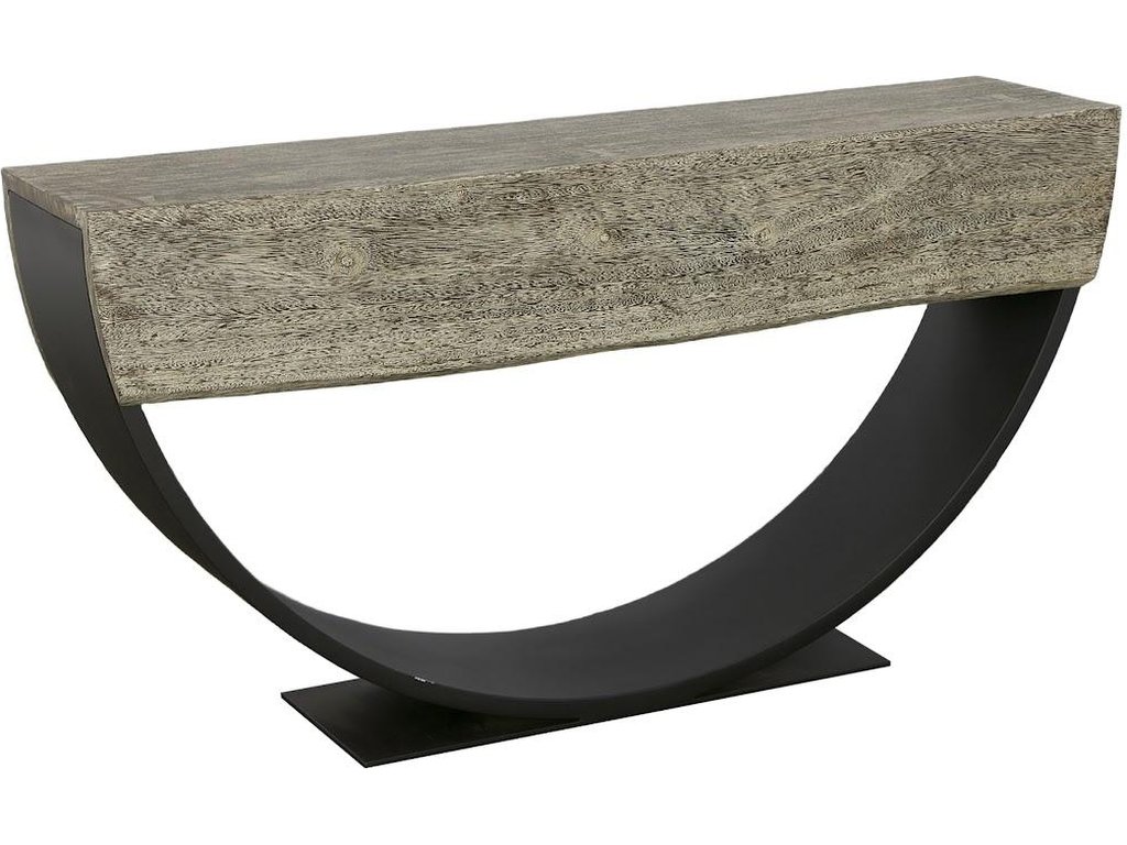 Arc Console Table, Gray Stone, Double Sided - image 2