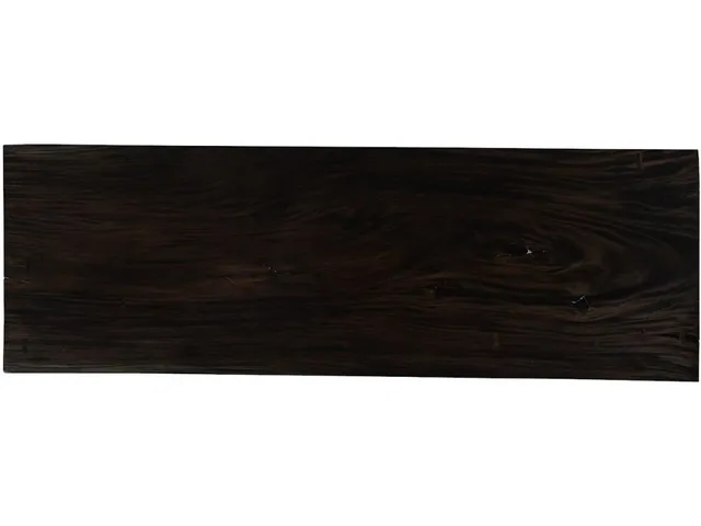 Live Edge Dining Table, Ebony, Satin Black Legs - Alternative View