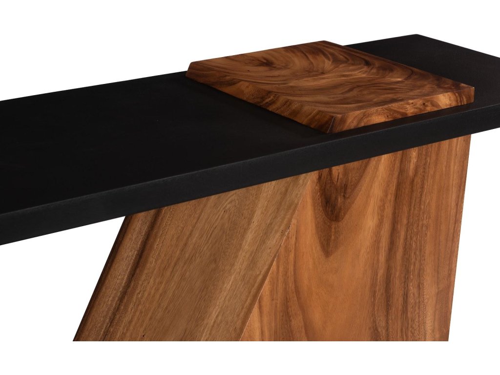 Slant Console, Natural/Black - image 3