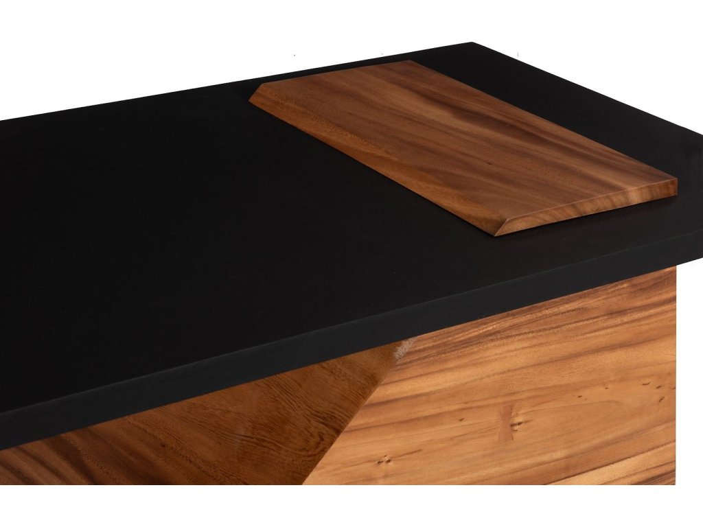 Slant Coffee Table, Natural/Black - image 3