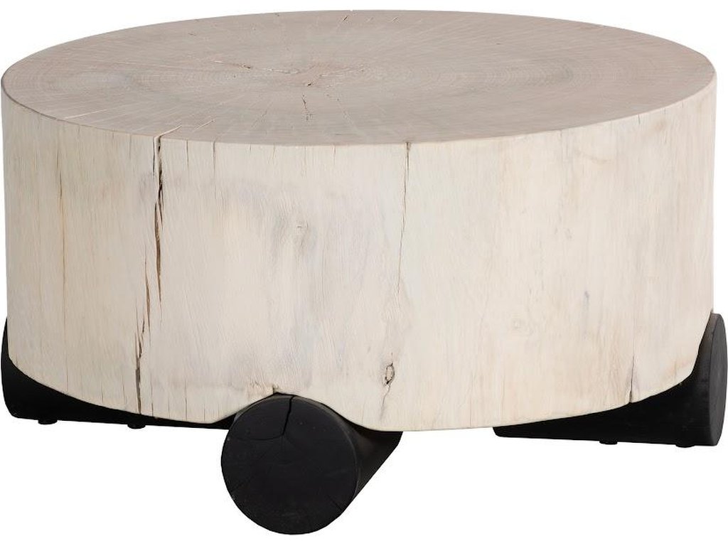 Core Coffee Table, Black Base, Bleached - main image
