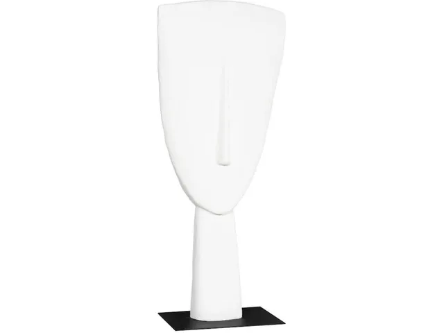 Cycladic Head Sculpture, Classic, White, Large