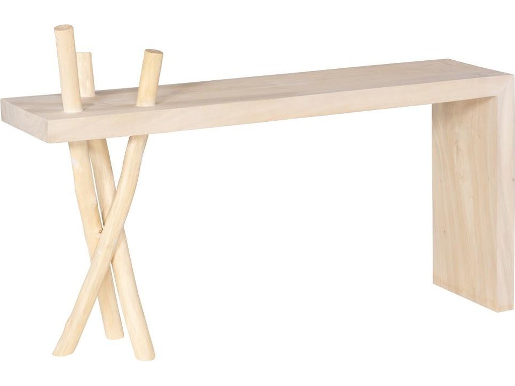 Branch Waterfall Console Table, Bleached - main image