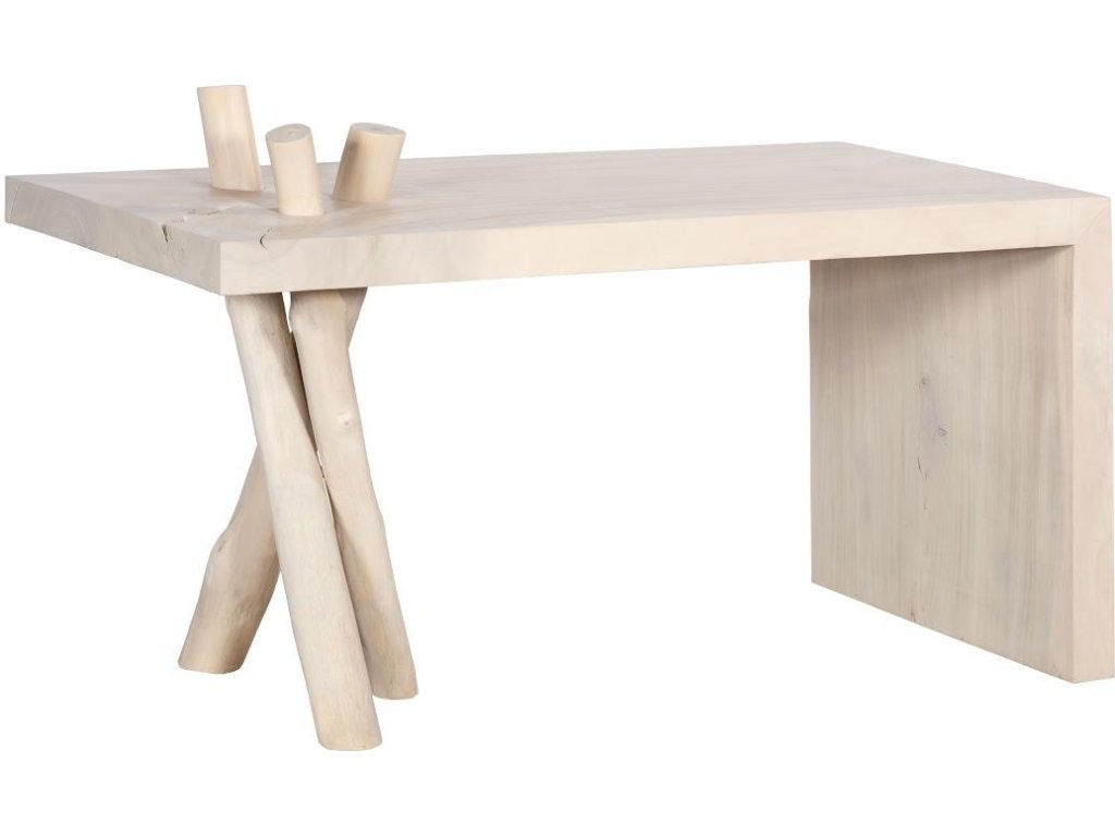 Branch Waterfall Desk, Bleached - main image