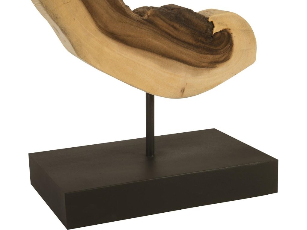 Creature Sculpture on Stand, Natural - image 2