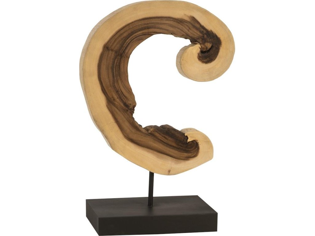 Creature Sculpture on Stand, Natural - main image