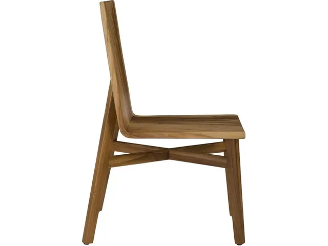 Slant Dining Chair, Natural - Alternative View