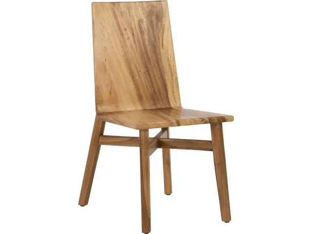 Slant Dining Chair, Natural
