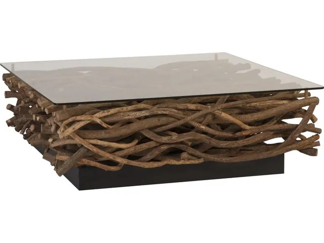 Vine Coffee Table, with Glass