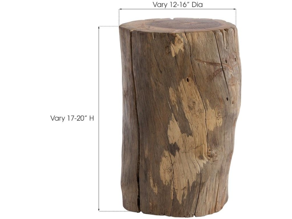 Stump Stool, Natural, Assorted - image 2