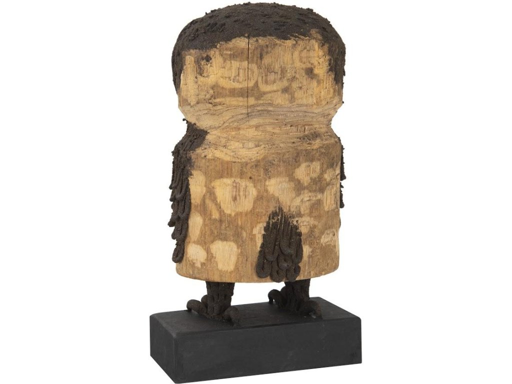 Girl Owl, Carved Animal - image 3