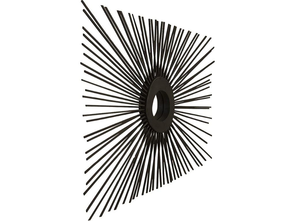 Spoke Mirror, Burnt, Square - image 1