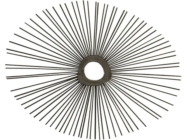 Spoke Mirror, Burnt, Round