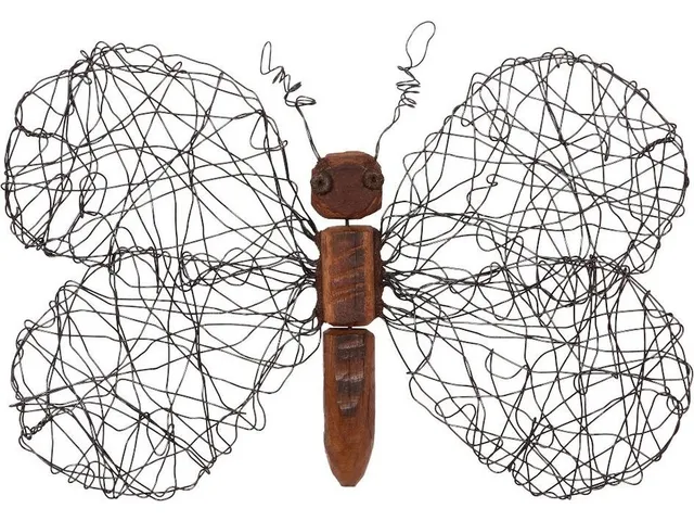 Wire Wing Butterfly Wall Art, MD