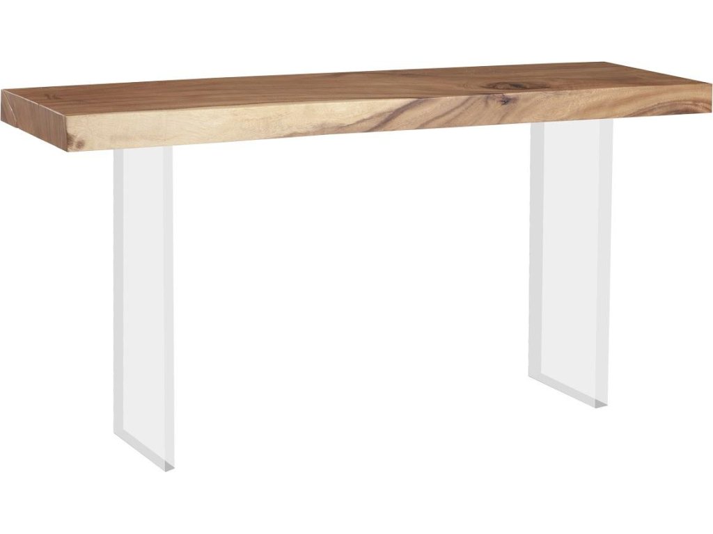 Floating Console Table, Acrylic Legs - main image