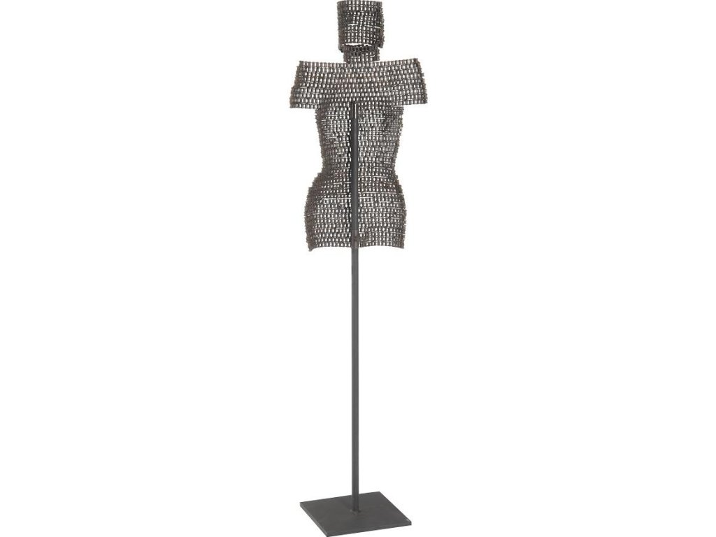 Chain Bust Sculpture on Stand - image 2