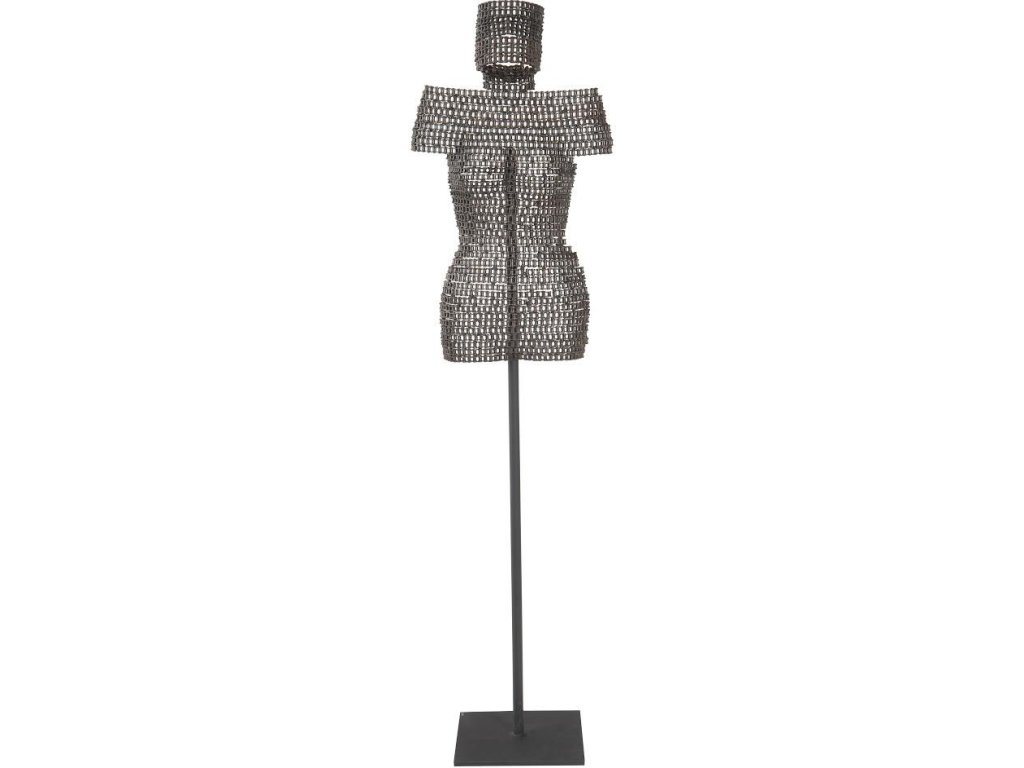 Chain Bust Sculpture on Stand - main image