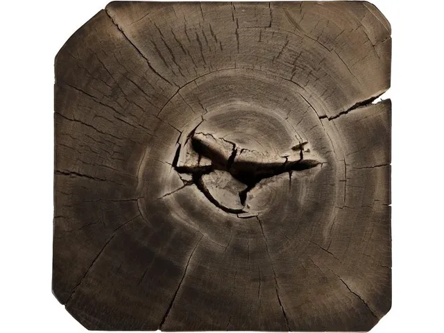 Wood Stool, Square - Alternative View