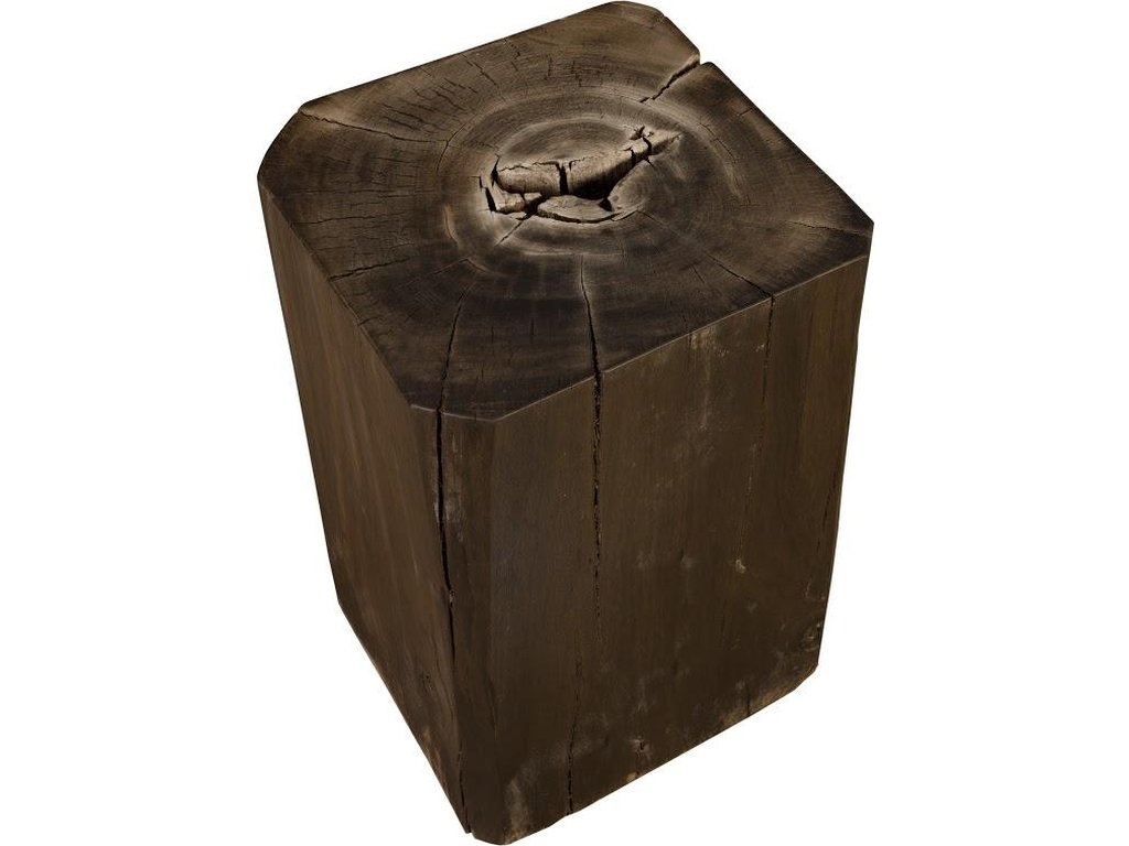 Wood Stool, Square - image 2