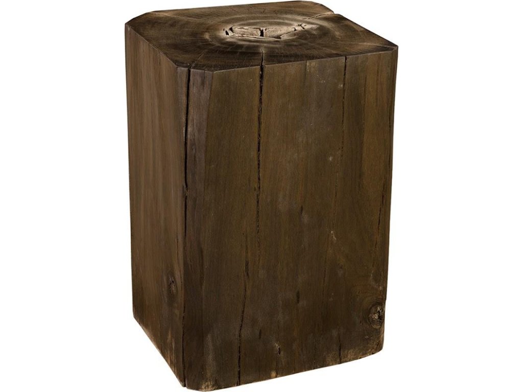 Wood Stool, Square - main image