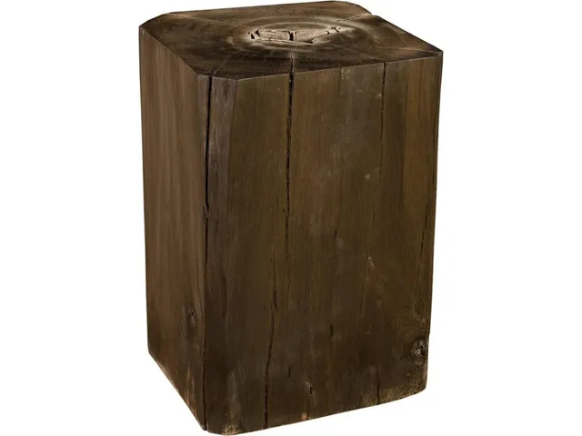 Wood Stool, Square