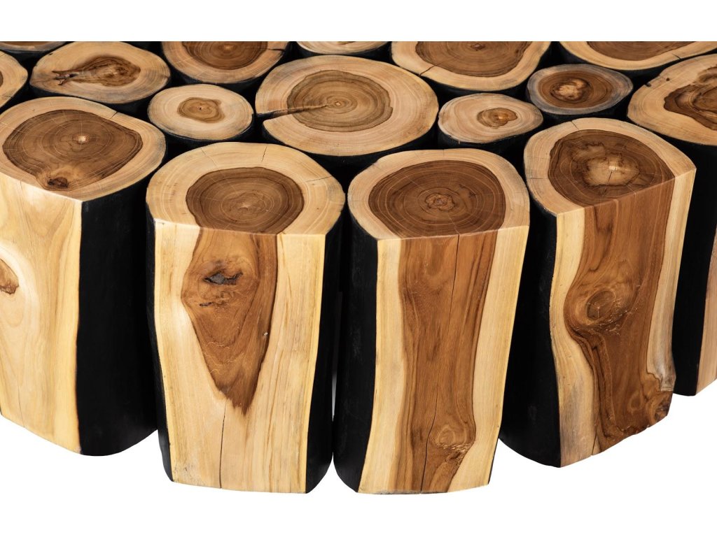 Boscage Coffee Table on Black Metal Legs, Round - image 3