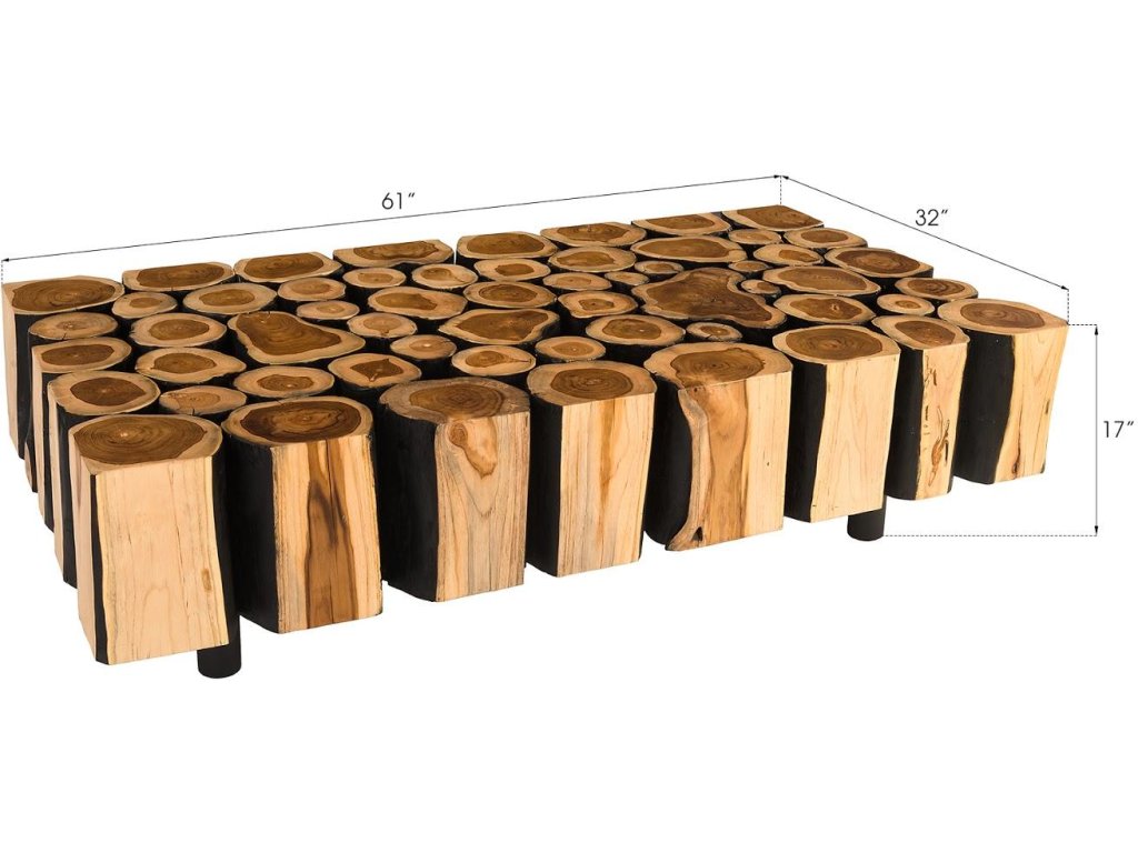 Boscage Coffee Table on Black Metal Legs, Rectangular - image 4