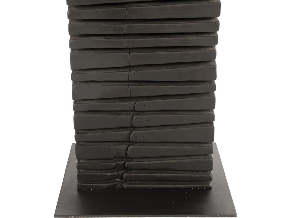 Black Wood Abstract Sculpture, Assorted with Natural Characteristics - image 3