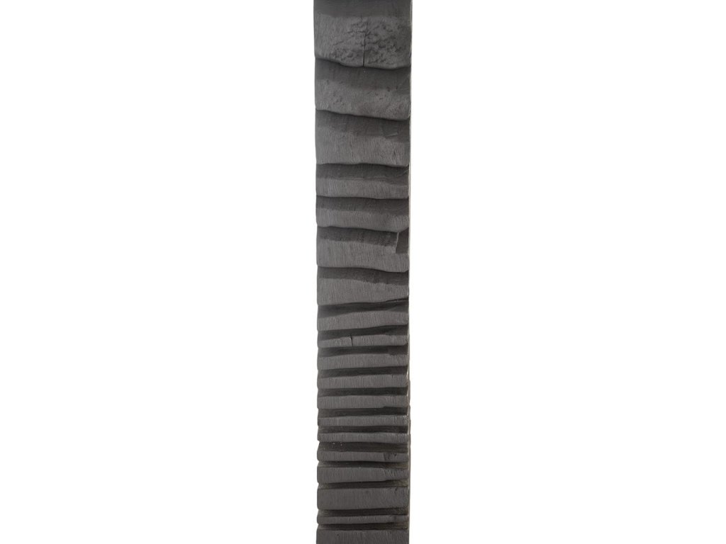 Black Wood Abstract Sculpture, Assorted with Natural Characteristics - image 4