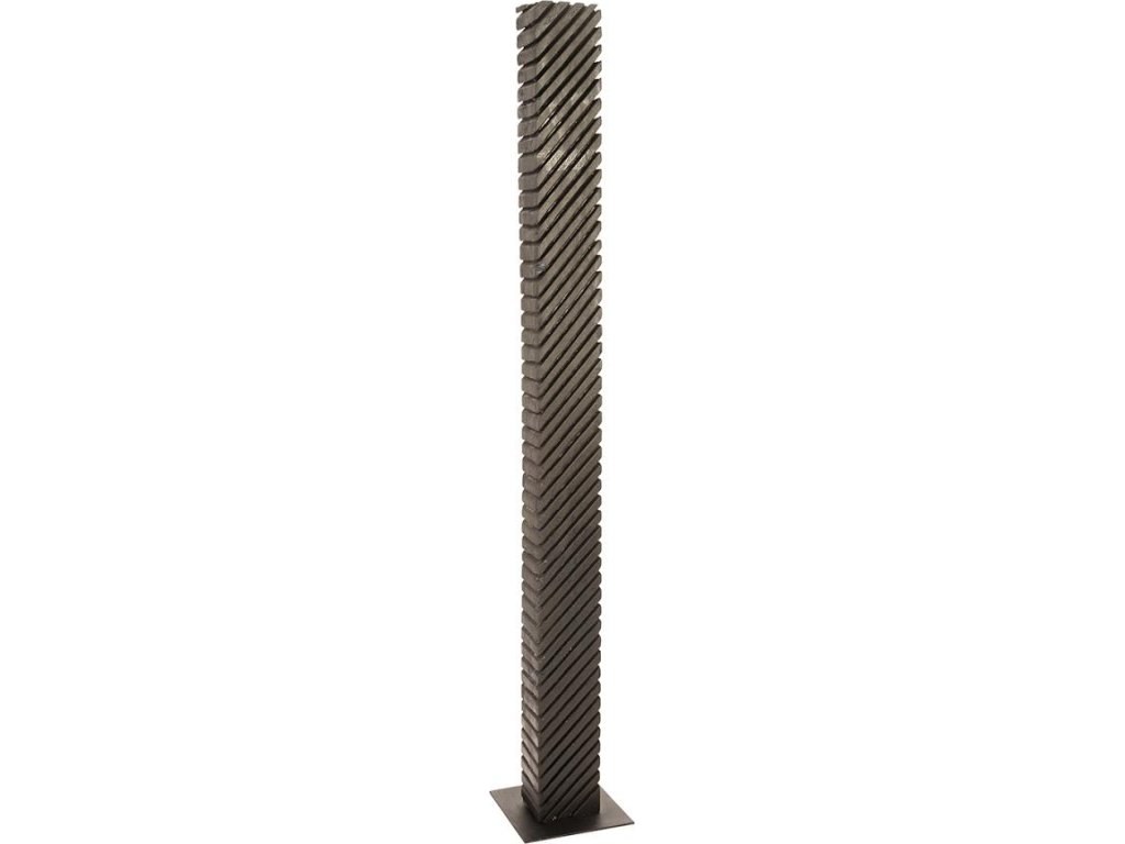 Black Wood Abstract Sculpture, Assorted with Natural Characteristics - main image
