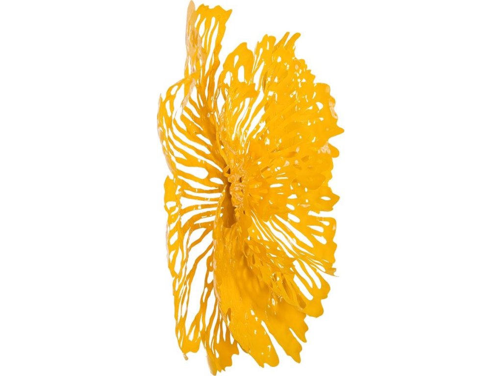Flower Wall Art, Small, Dandelion, Metal - image 1