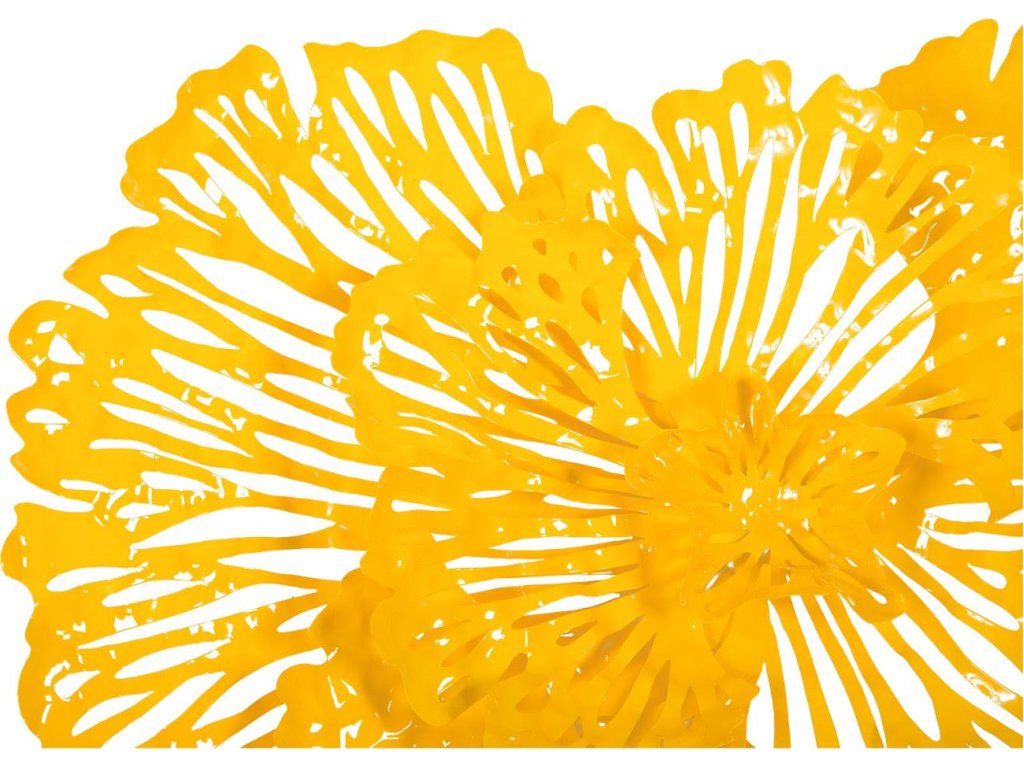 Flower Wall Art, Small, Dandelion, Metal - image 2