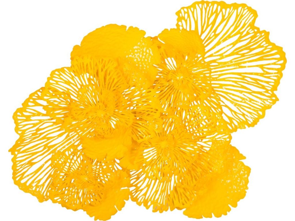 Flower Wall Art, Large, Dandelion, Metal - main image