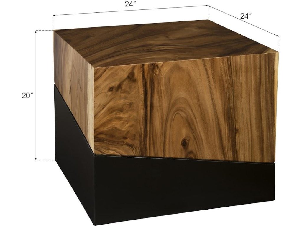 Geometry Side Table, Natural - image 3