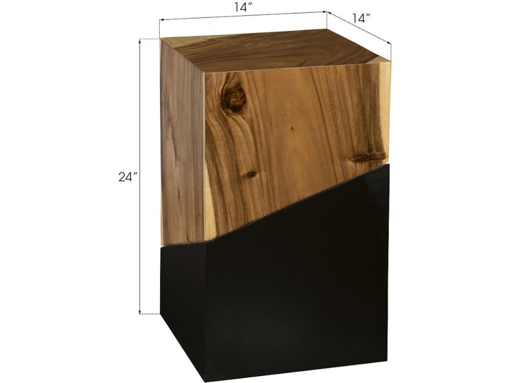 Geometry Side Table, Natural - image 3