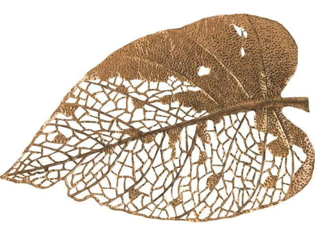 Birch Leaf Wall Art, Copper, XL