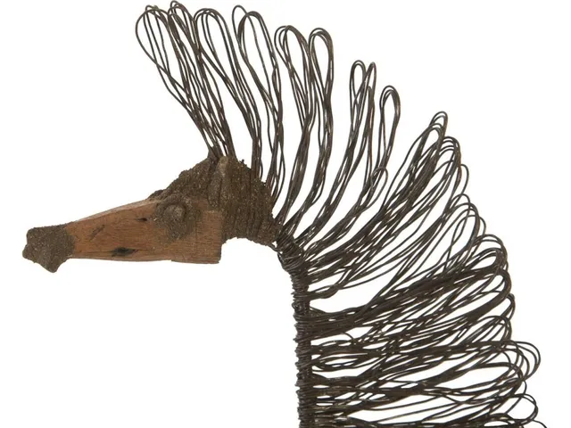 Wire Horse Sculpture, Big Body - Alternative View