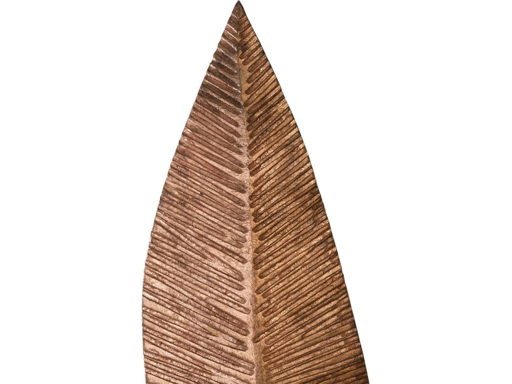Carved Leaf on Stand, Copper Leaf, MD - image 1