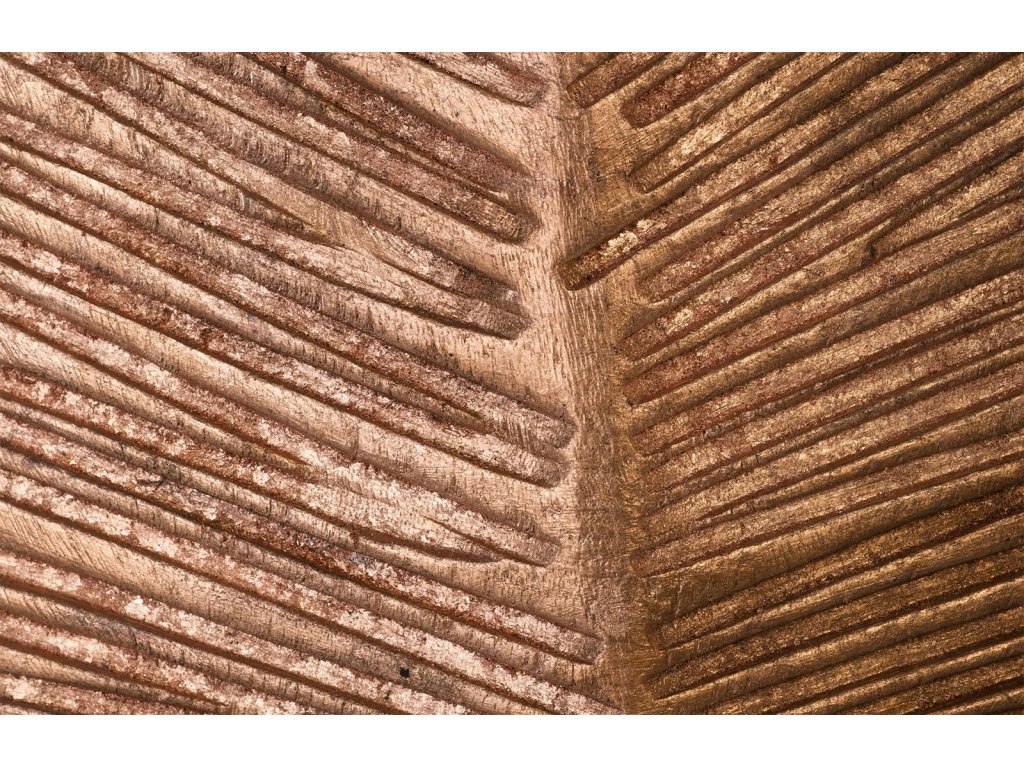 Carved Leaf on Stand, Copper Leaf, MD - image 2