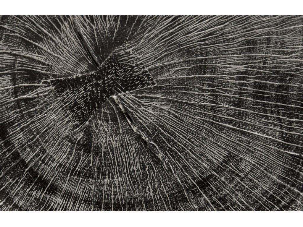 Chamcha Wood Stool, Gray Stone - image 1