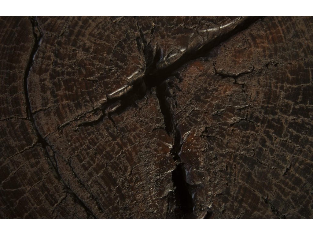 Black Wood Stool - image 1