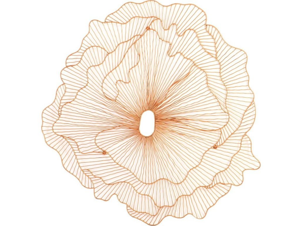 Poppy Flower Wall Art, Copper, LG - main image