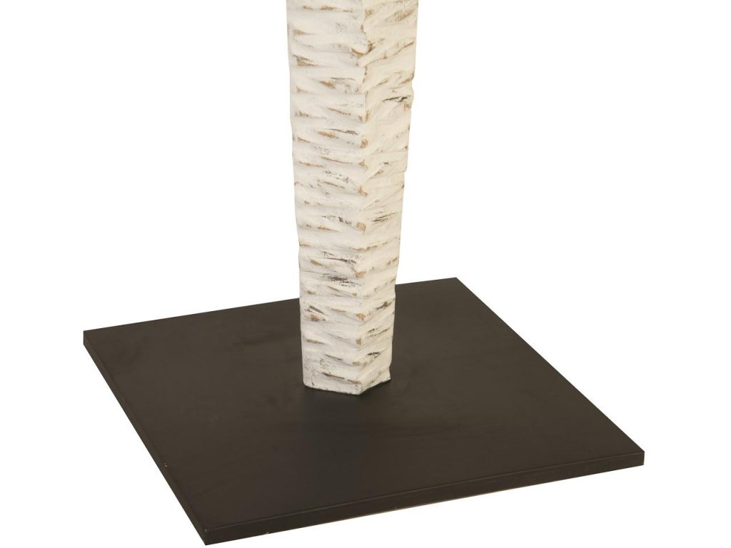 Vested Female Sculpture, Small, Chamcha, Natural, White, Gold - image 3