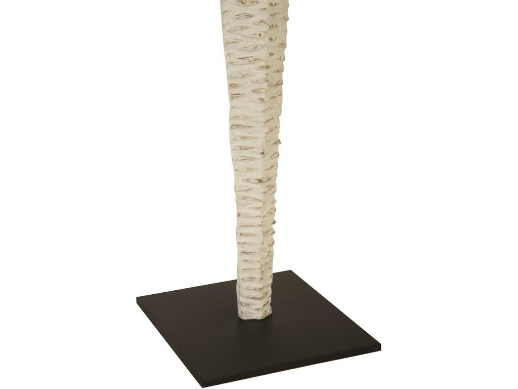 Vested Female Sculpture, Large, Chamcha, Natural, White, Gold - image 3