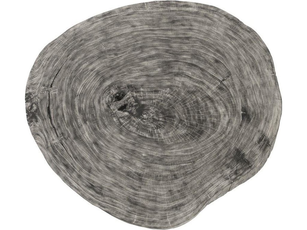 Floating Coffee Table on Acrylic Legs, Gray Stone, Size Varies - image 1