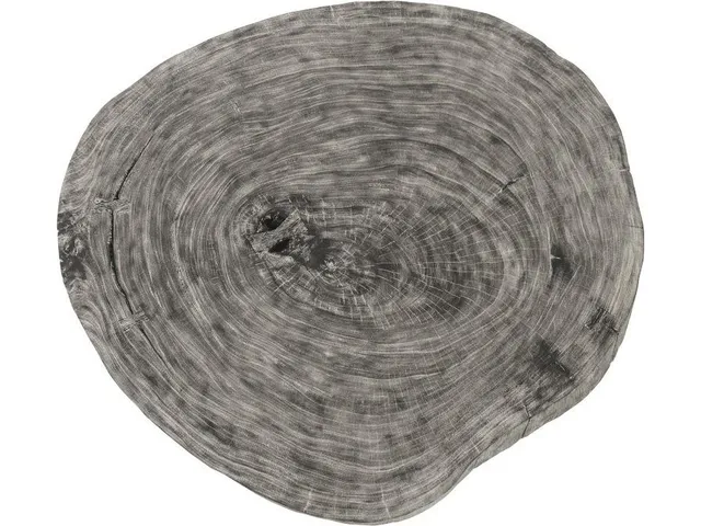 Floating Coffee Table on Acrylic Legs, Gray Stone, Size Varies - Alternative View