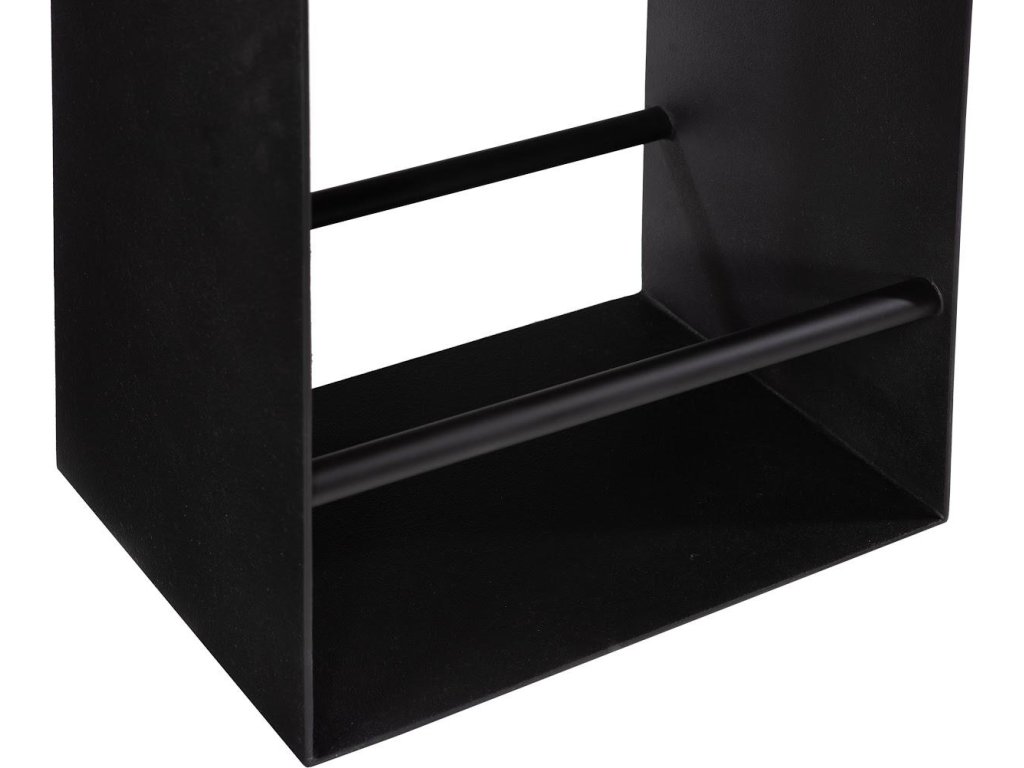 Iron Frame Counter Stool, Natural - image 3