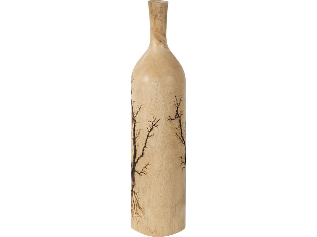 Lightning Bottle, Mango Wood, Long Neck - image 3